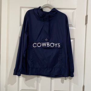Pink Dallas Cowboys pullover with hood